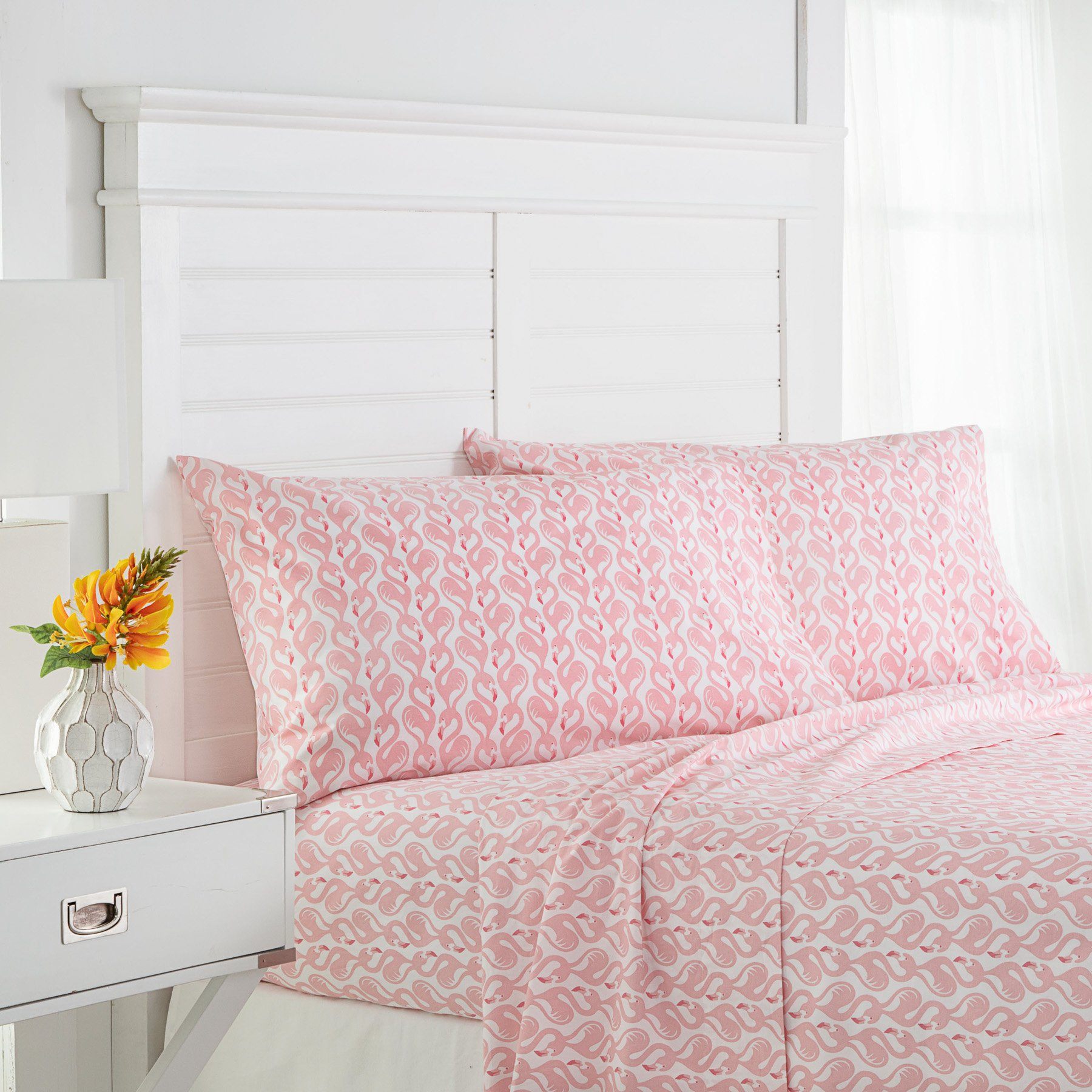 Bed Sheet Sets - Pink Flamingo Print | Southern Tide