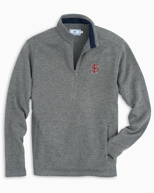 quarter zip grey sweatshirt