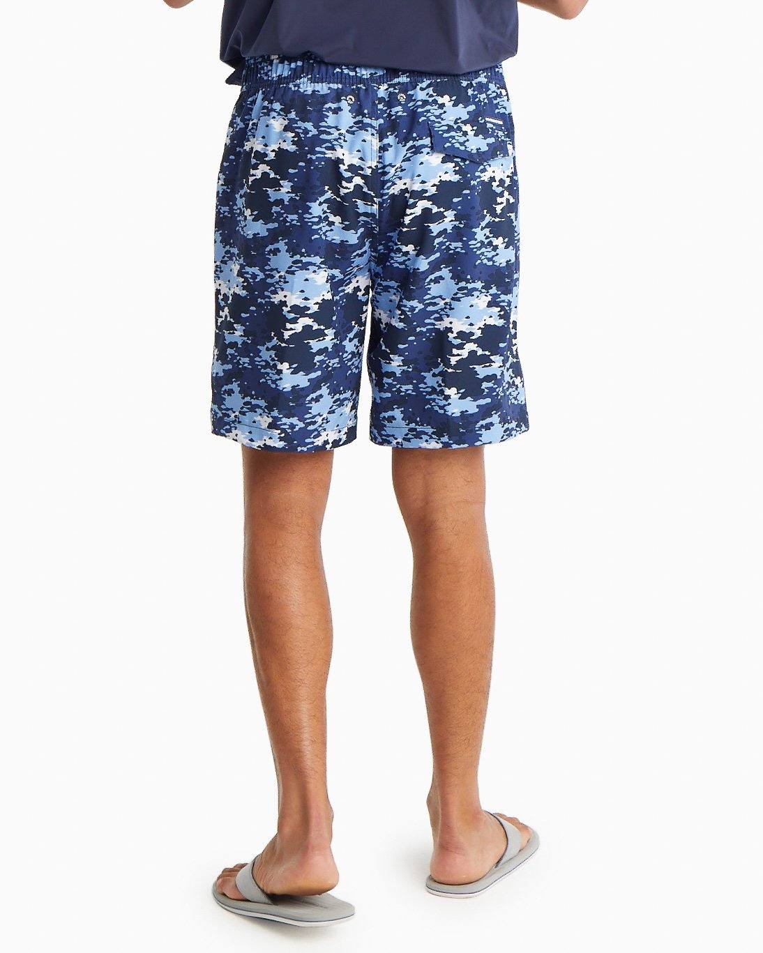 Men Summer North Carolina-Flag US State Quick Dry Volleyball Beach Shorts Board Shorts