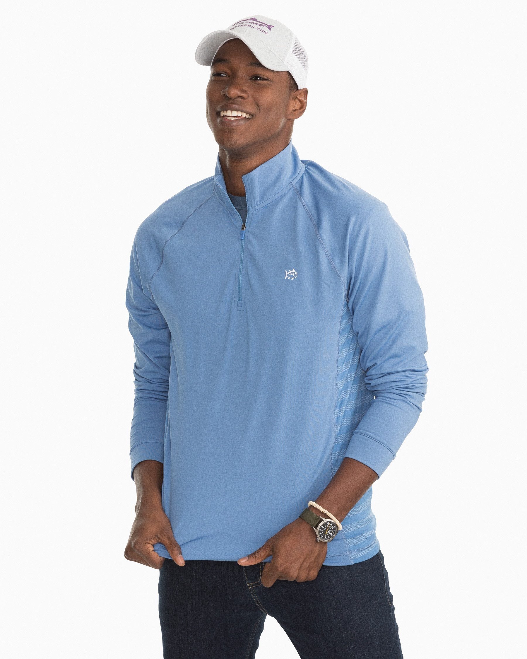 men's quarter zip pullover