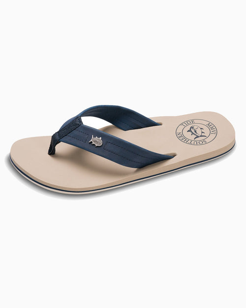 mens southern tide flip flops