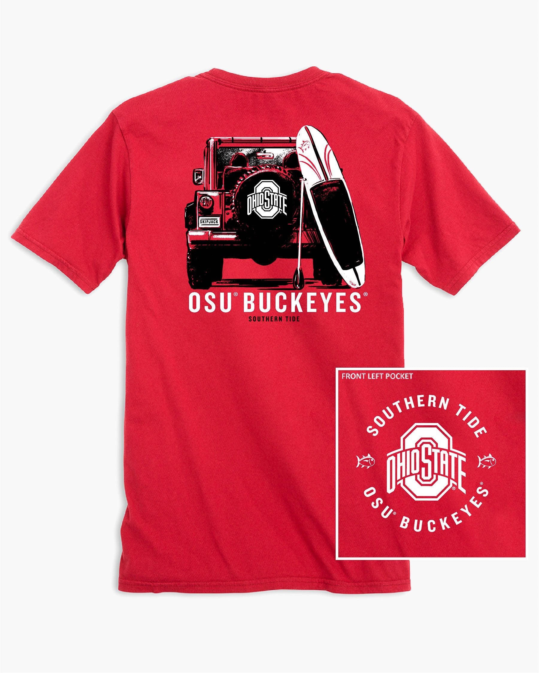 Ohio State Buckeyes Road Trip Short Sleeve T-Shirt