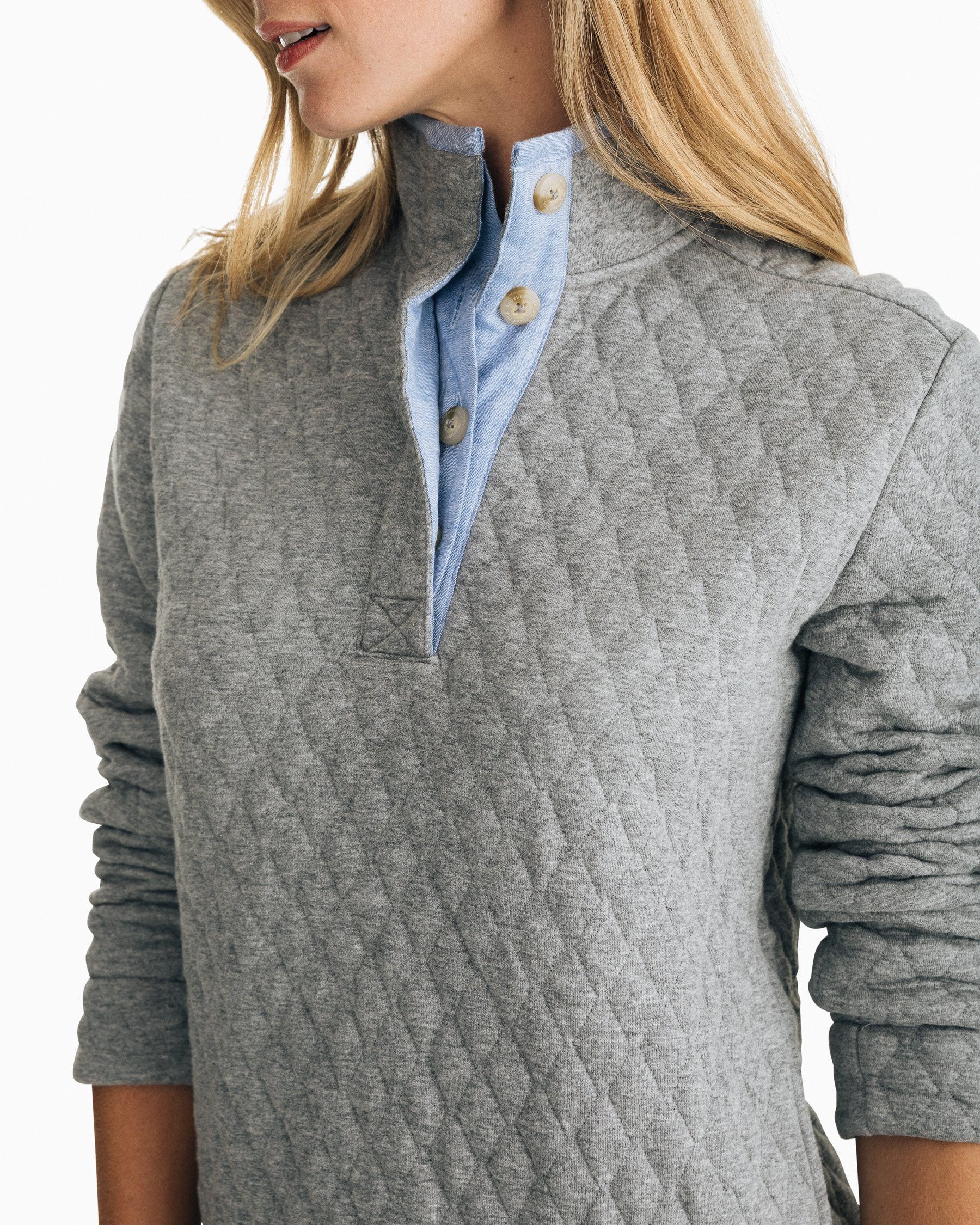 Quilted Pullover