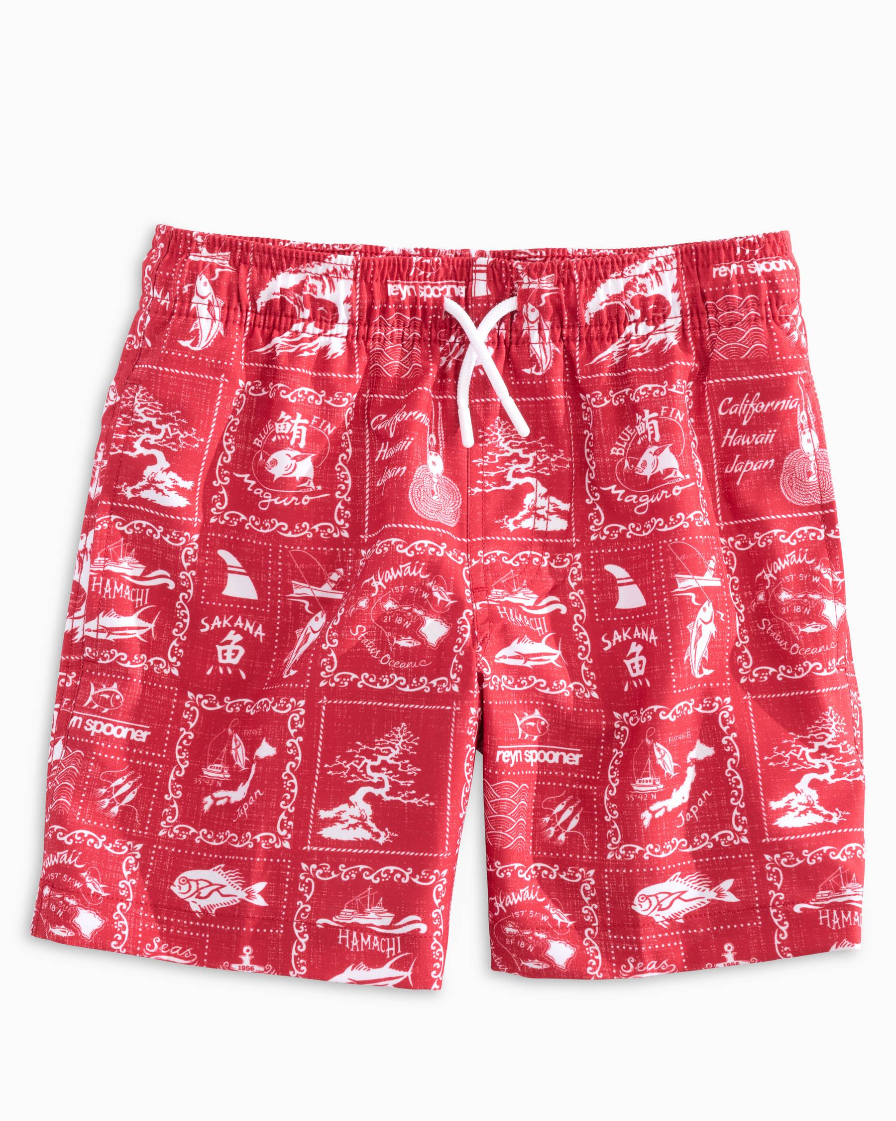 bandana swim trunks