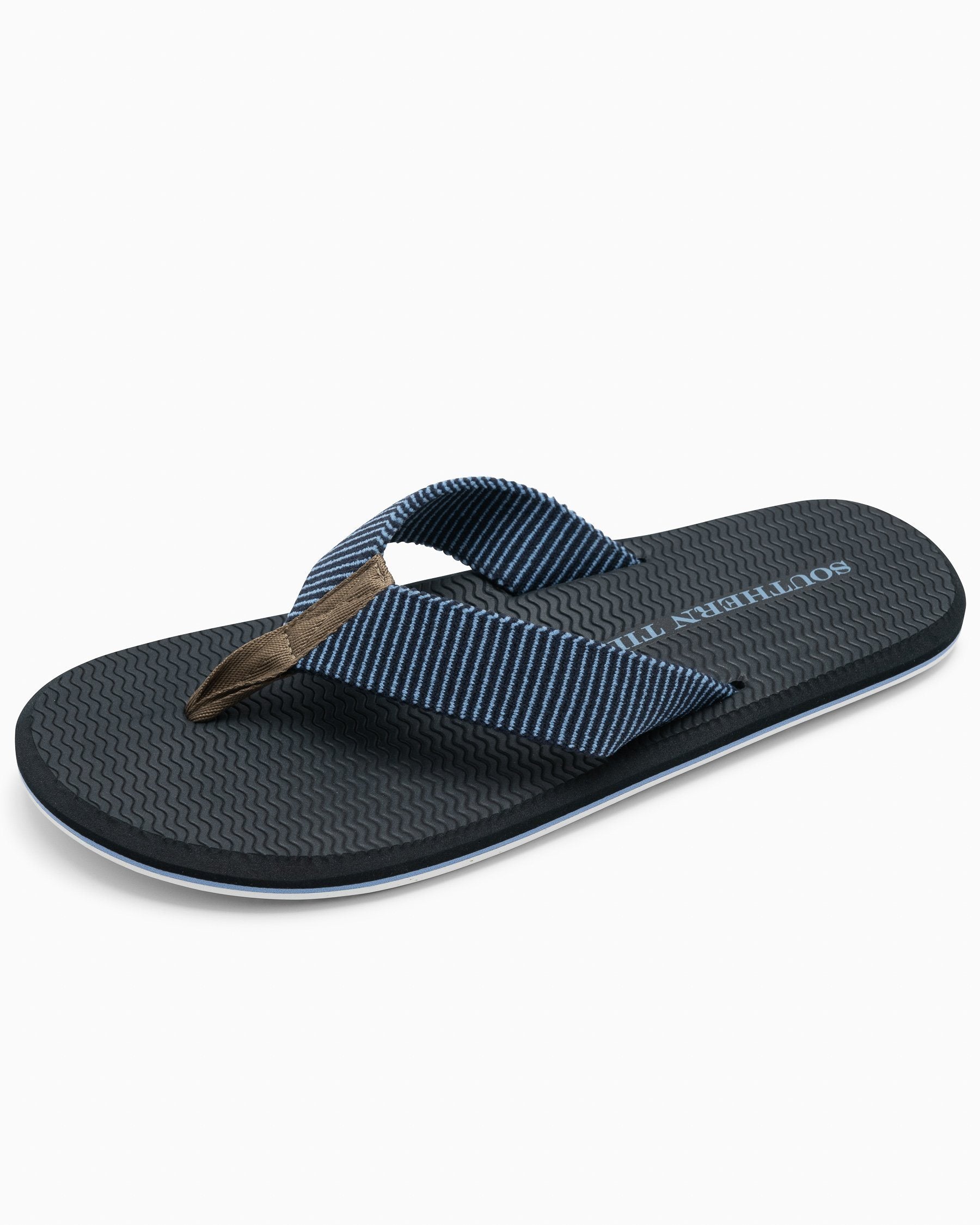 mens southern tide flip flops