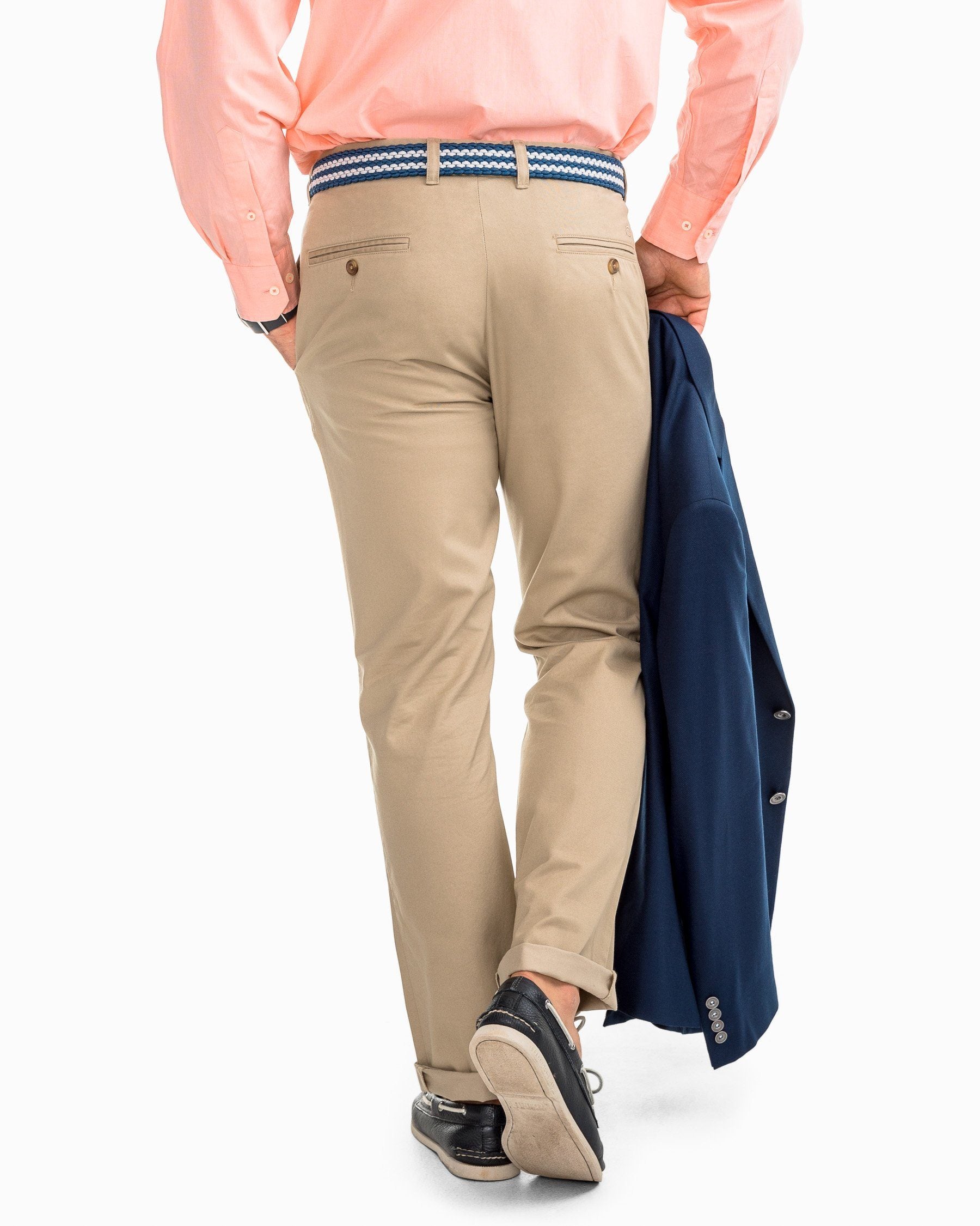 men in khaki pants