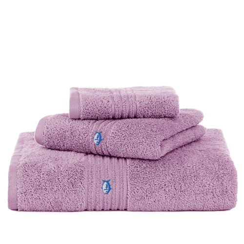 purple towels