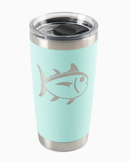 teal yeti cup