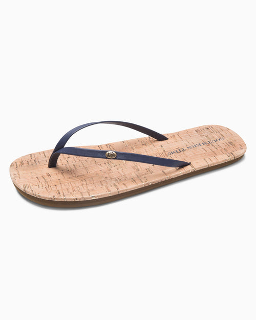 navy blue flip flops ladies