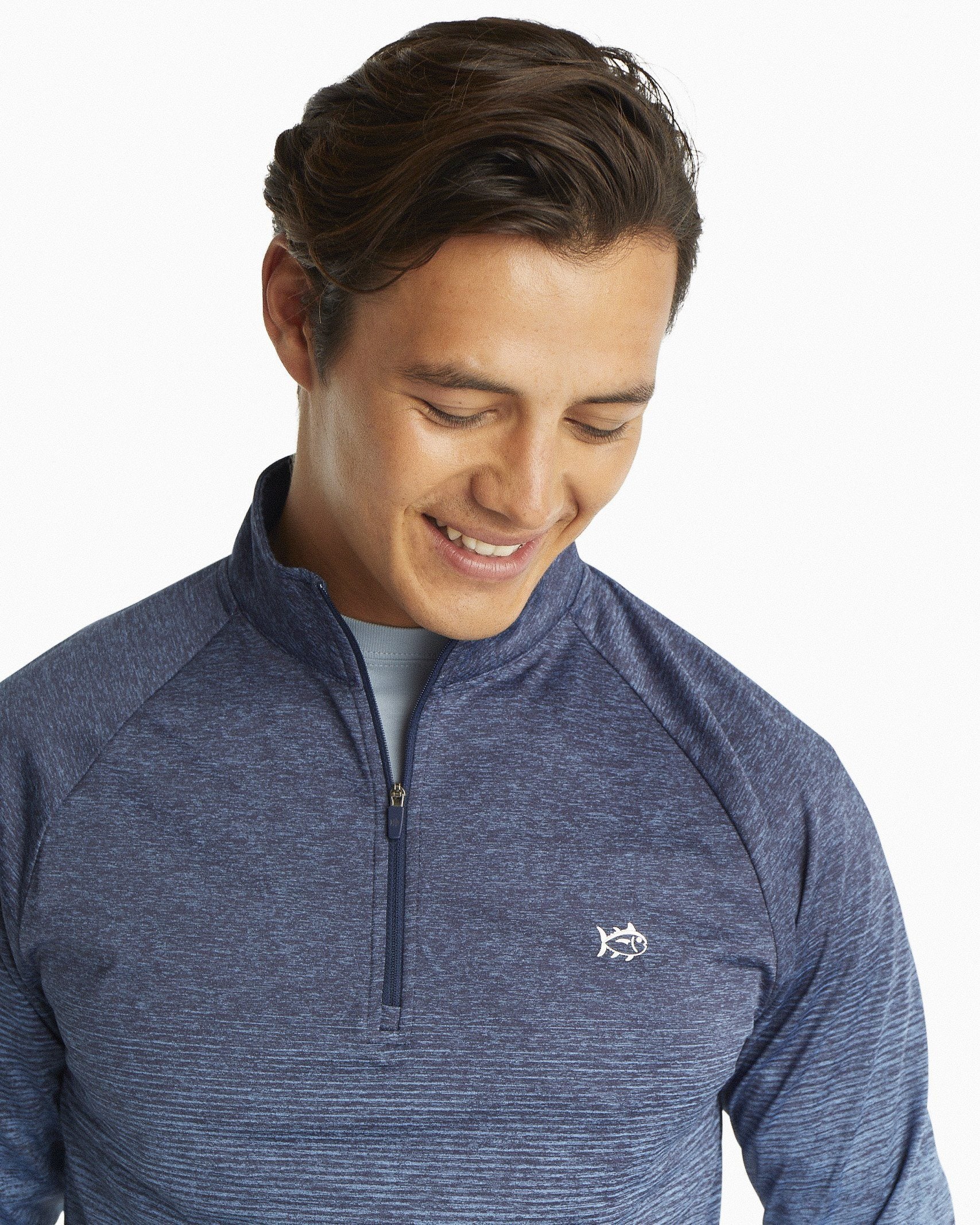 quarter zip performance pullover