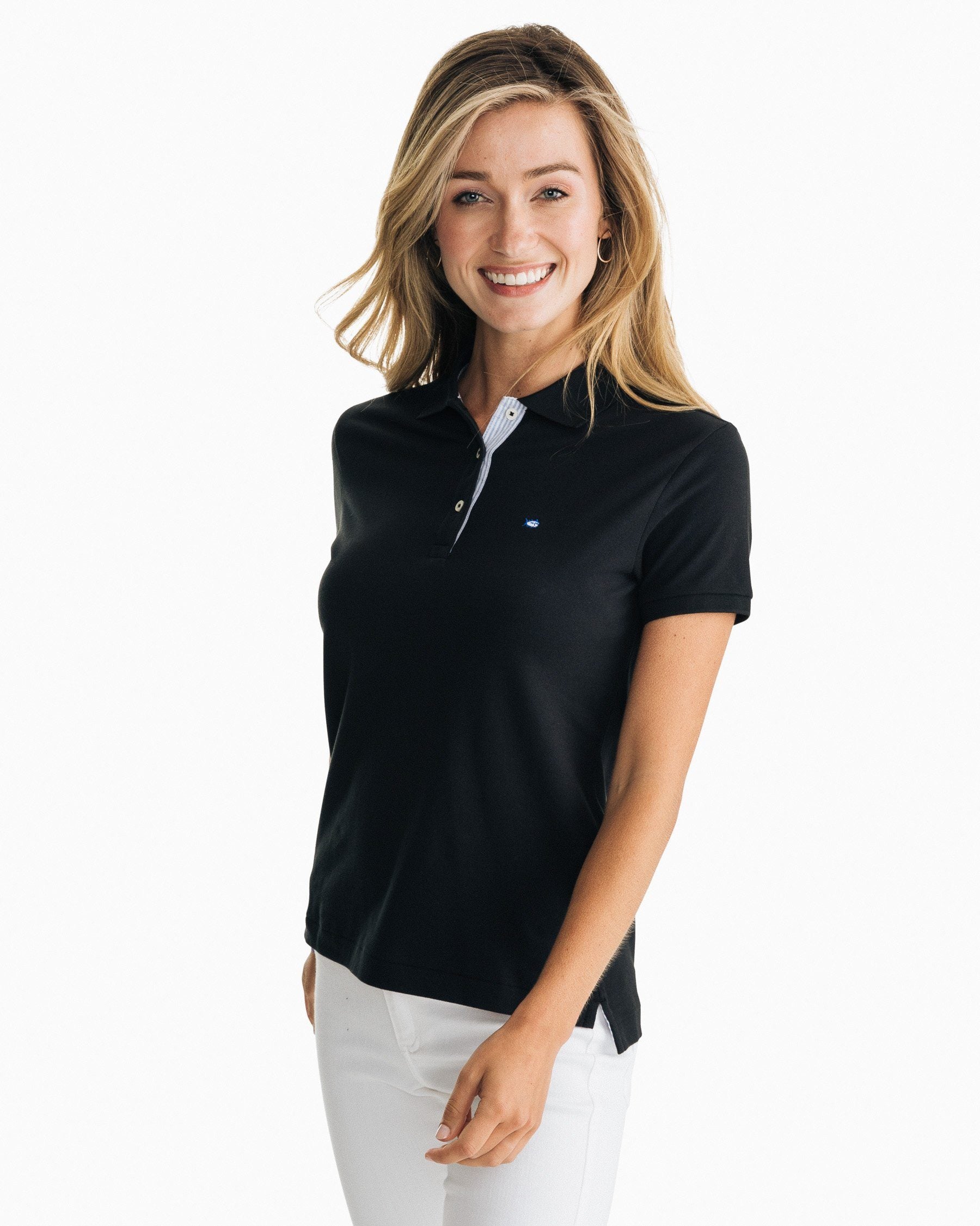 black polo shirt womens near me