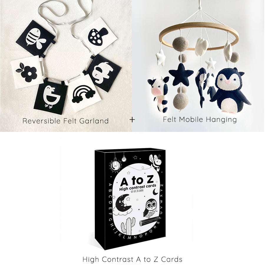 Monochrome Animals Baby Gift Bundle-image-0