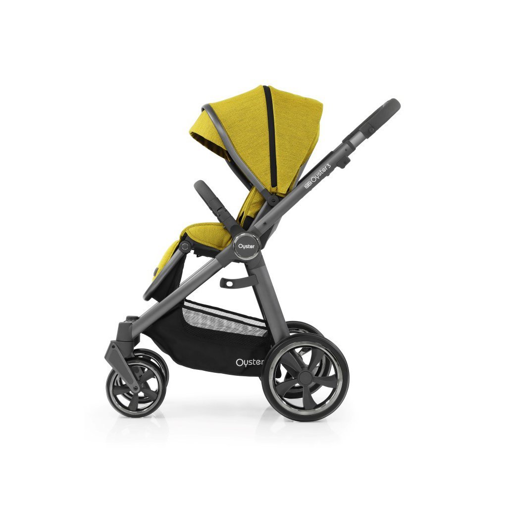 mustard pushchair