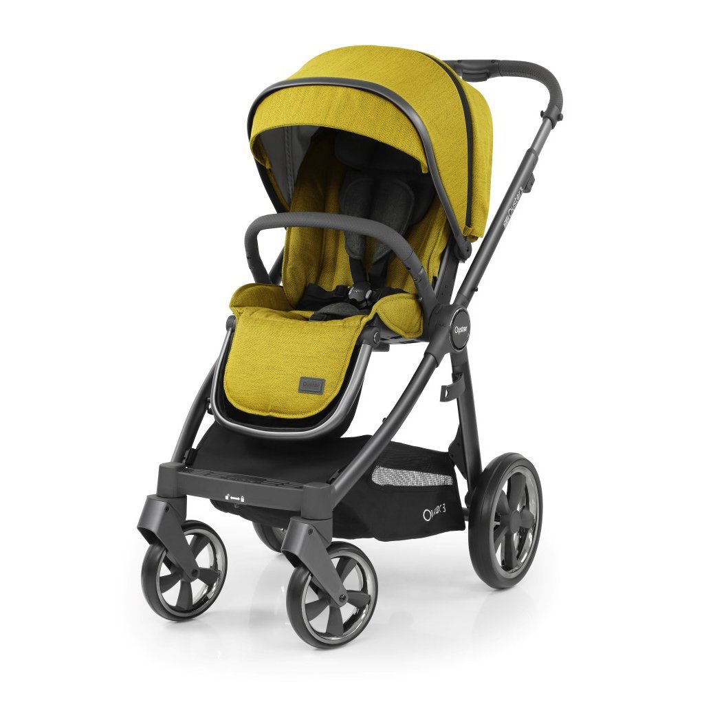 mustard pushchair