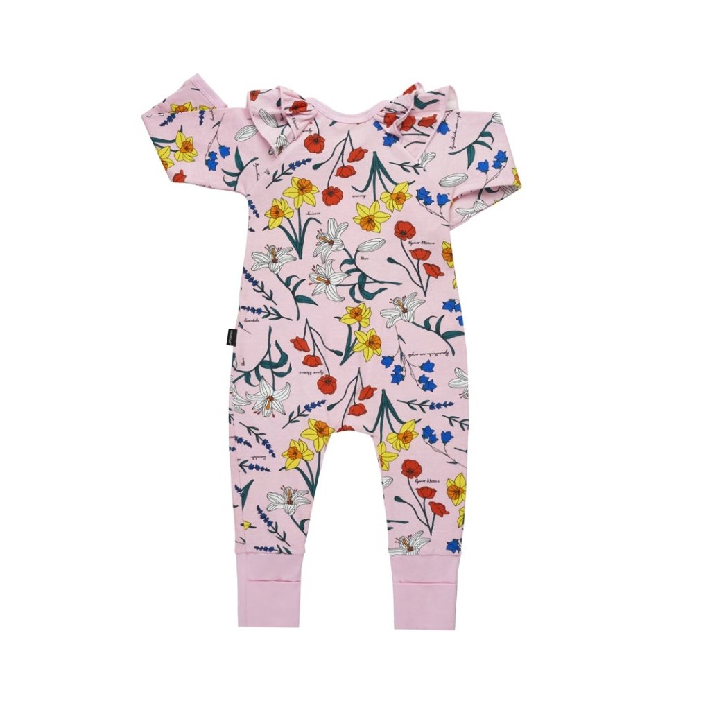 Bonds Frill Zip Wondersuit Blossoming Butterflies Baby Clothing Baby ...