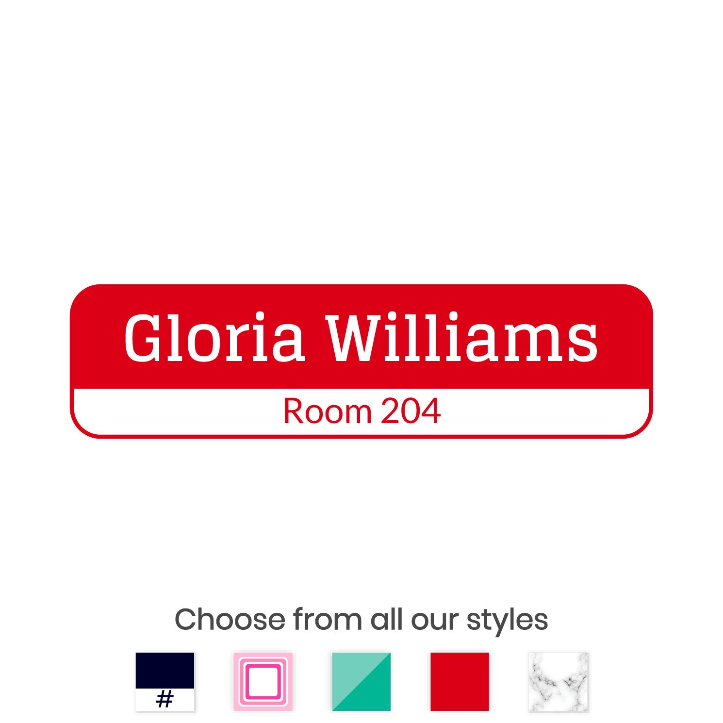 Nursing Home Name Labels