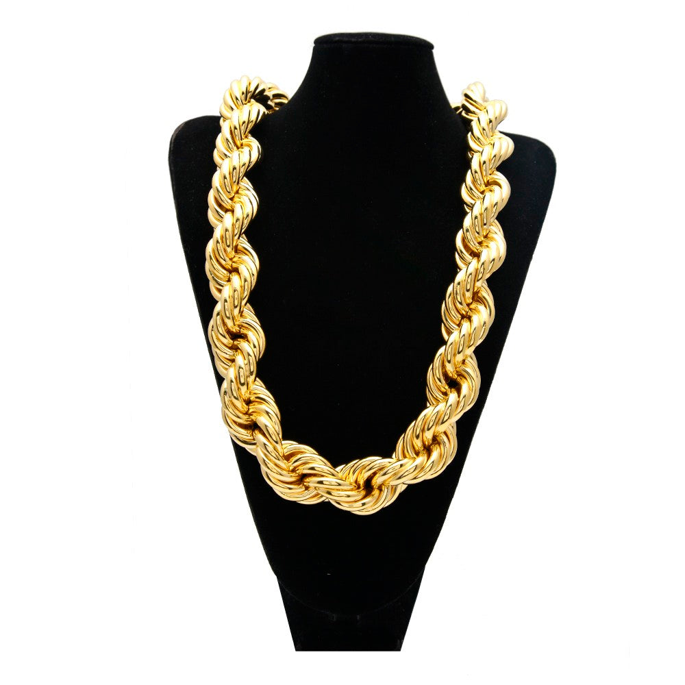 Oversize Rope Chain 18k Gold – The Gold Supply