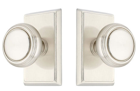 Norwich Classic Brass Door Knobset Satin Nickel Knobset