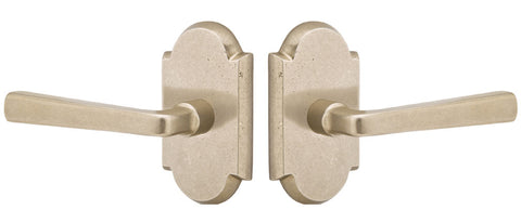 Sandcast Cimarron Lever With Arched Rosette