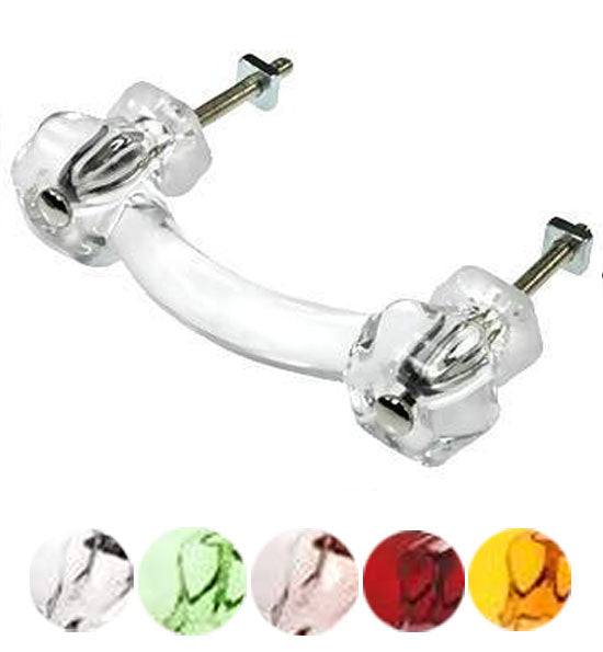Authentic Glass Drawer Handles Furniture Pulls In 14 Colors