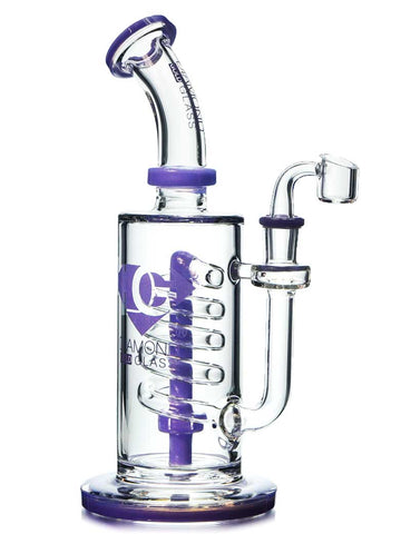 5 (4.6) Mini Glass Recycler Concentrate Dab Rig - Borosilicate Glass -  Starter - Simply Souvenirs