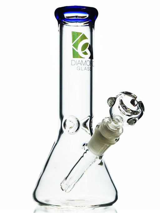 8″ Mini Beaker Bong Fixed Downstem