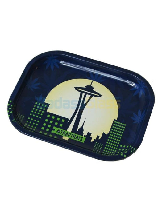 Smoke Leafy Herbs Rolling Tray – Smoke Glass Vape