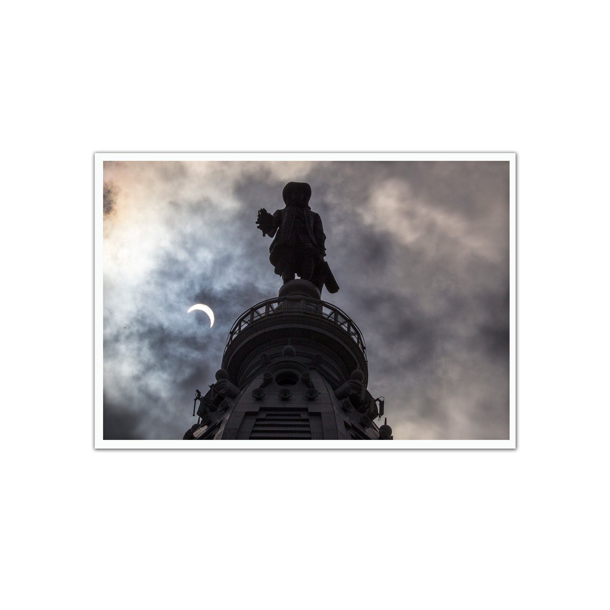 2017 Solar Eclipse In Philadelphia Photograph Print The Inquirer Store