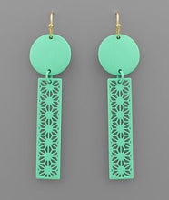 Load image into Gallery viewer, Filigree Bar Earring
