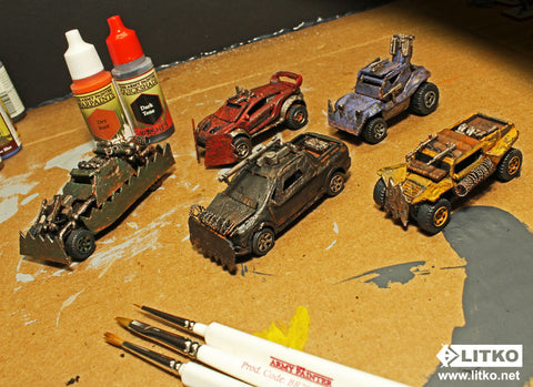 Turning Toy Cars into Combat Vehicles for Gaslands