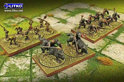 LITKO Movement Trays compatible with War of the Ring miniature game.