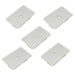 LITKO Flight Bases, Rectangular 44x67mm (Rounded Corners), Allied Arc etching, 3mm peg hole, Clear (5) - LITKO Game Accessories
