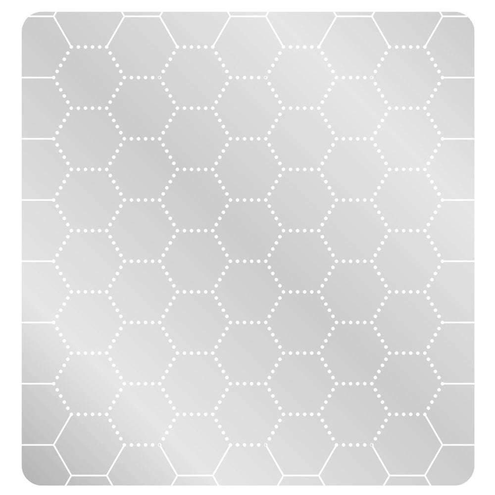 Litko 15 Inch Hex Grid Stencil Dot Pattern — Litko Game Accessories