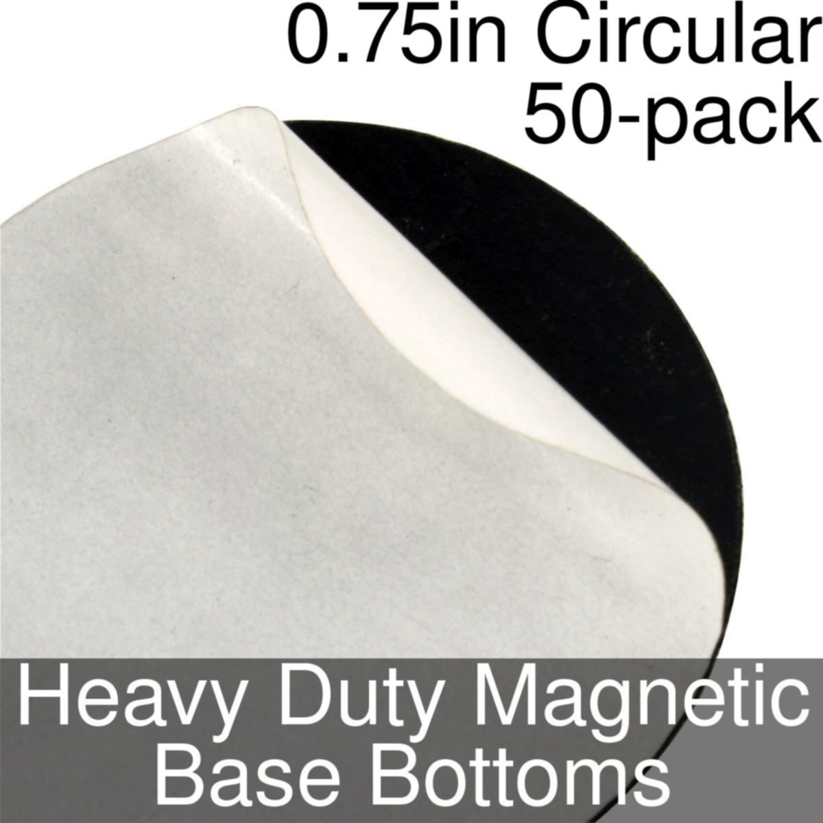 Miniature Base Bottoms Circular 0 75inch Heavy Duty Magnet 50 Litko Game Accessories