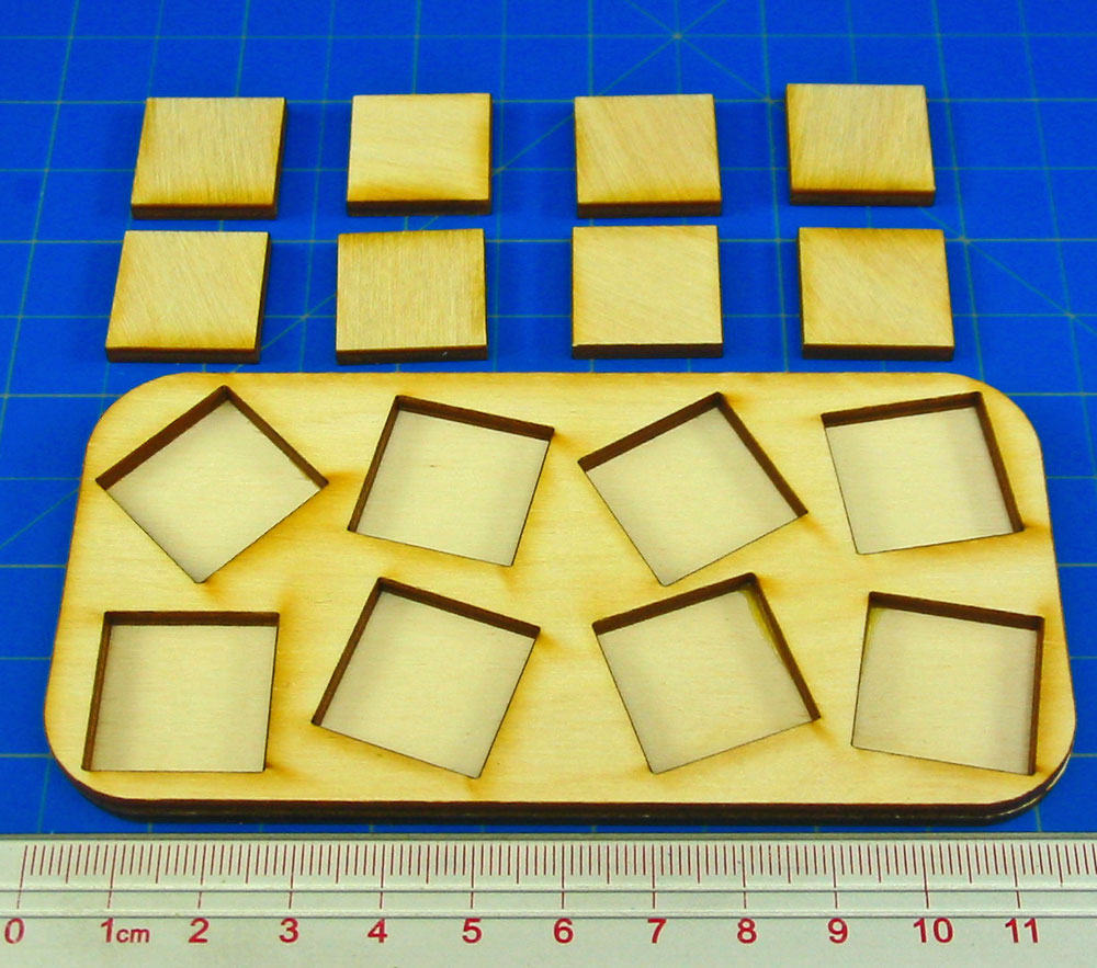 4x2 Formation Skirmish Tray for 20mm Square Bases — LITKO Game Accessories