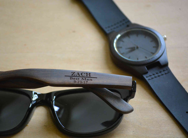 groomsman wooden watches