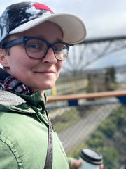 Photo of Samantha Crane. Samantha Crane (she/they) is the Founder/Editor-in-Chief of drip literary magazine. Her work can be read in Dream Pop Press, True Chili, Variant Literature, and HASH journal.