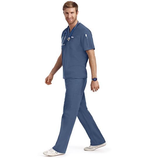 FINAL SALE 306/306 TEAL MOBB Classic Scrub Set - Two Piece (Top & Pant) 