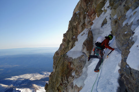 Mt. Adams Traverse - Climber Kyle