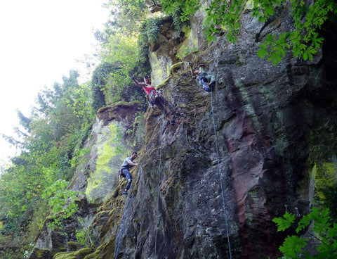Broughton bluff Oregon climbing cleaning routes