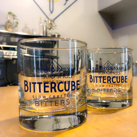 Set of Two Bittercube Rocks Glasses