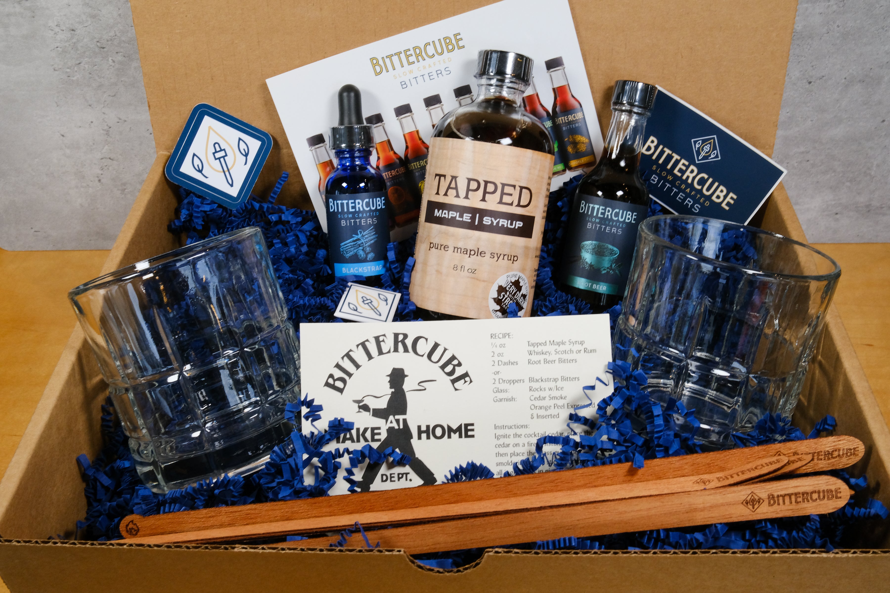 Personalised Old Fashioned Cocktail Kit