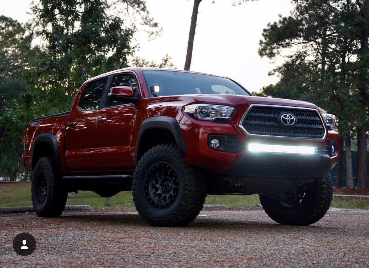 tacoma front light bar mount