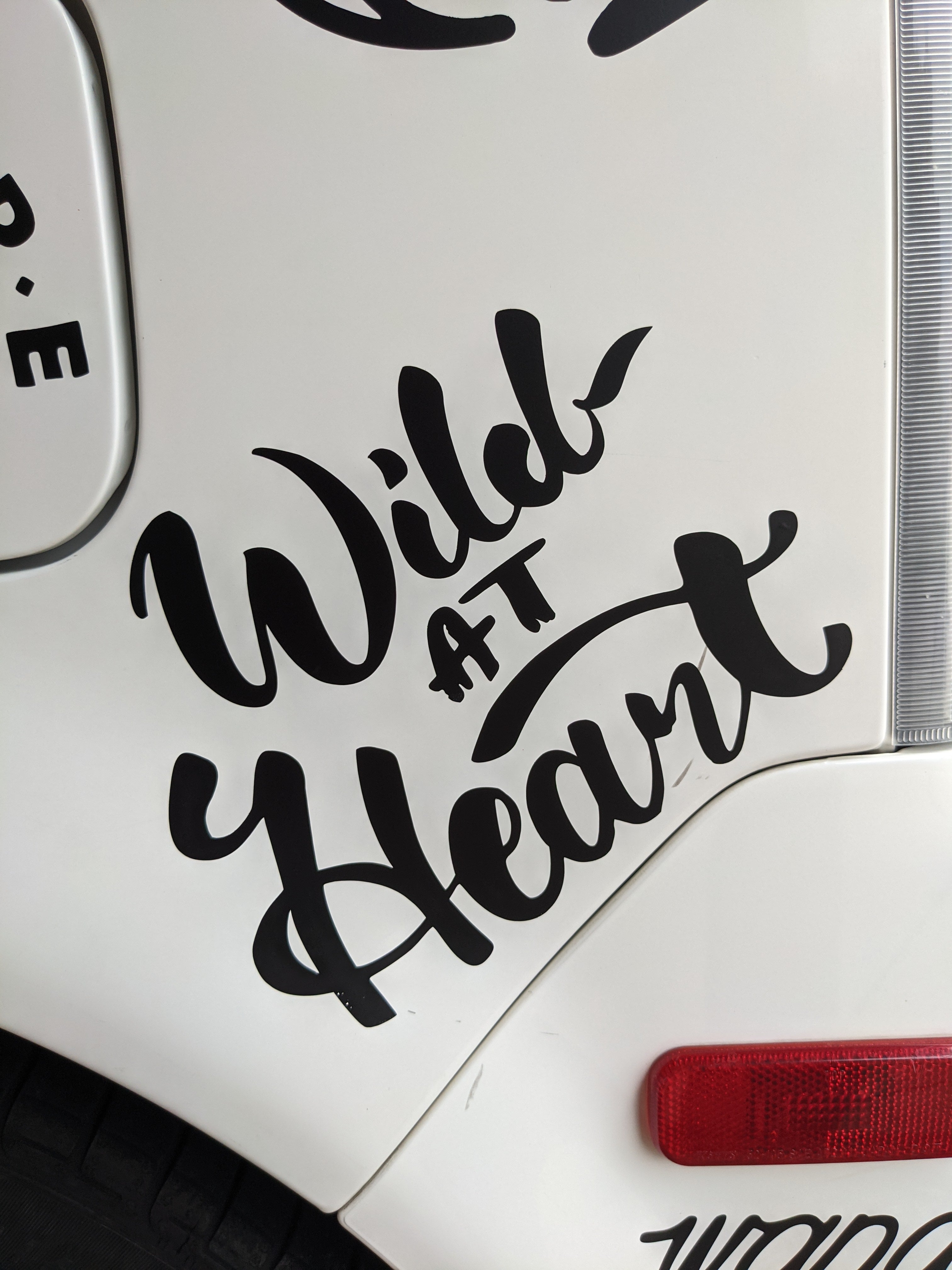 Wild At Heart Decal