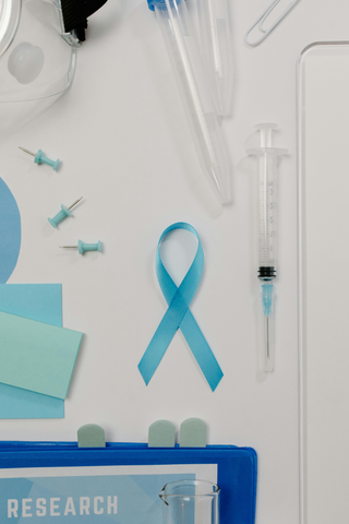 Blue Prostate Health Ribbon