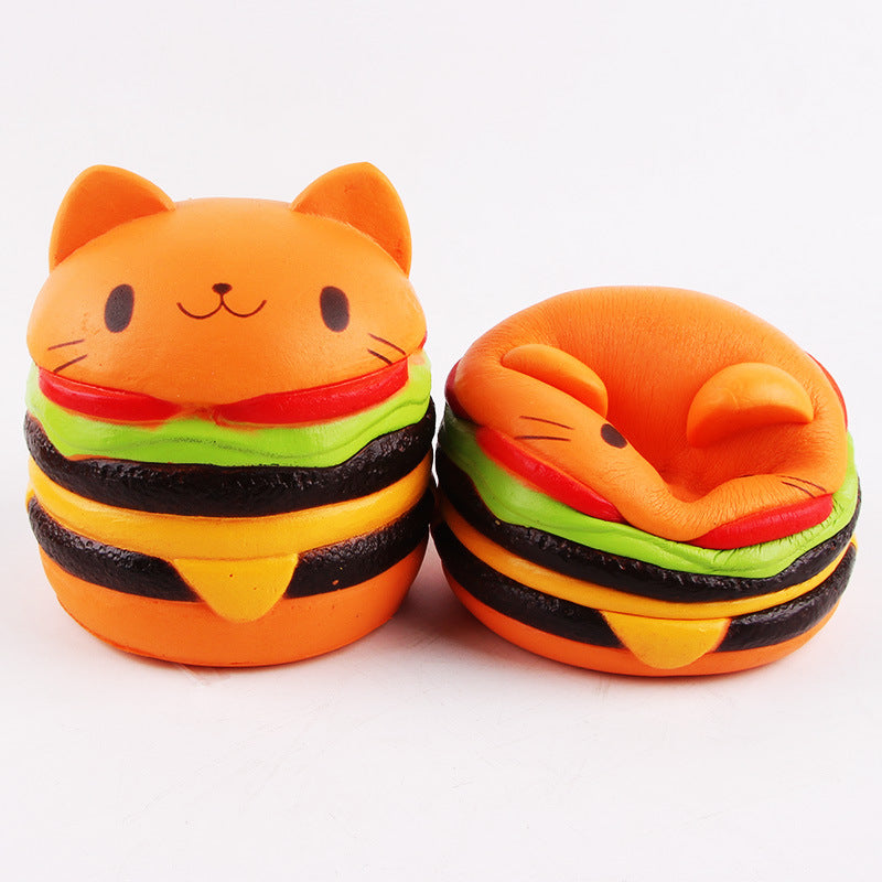 cat burger squishy