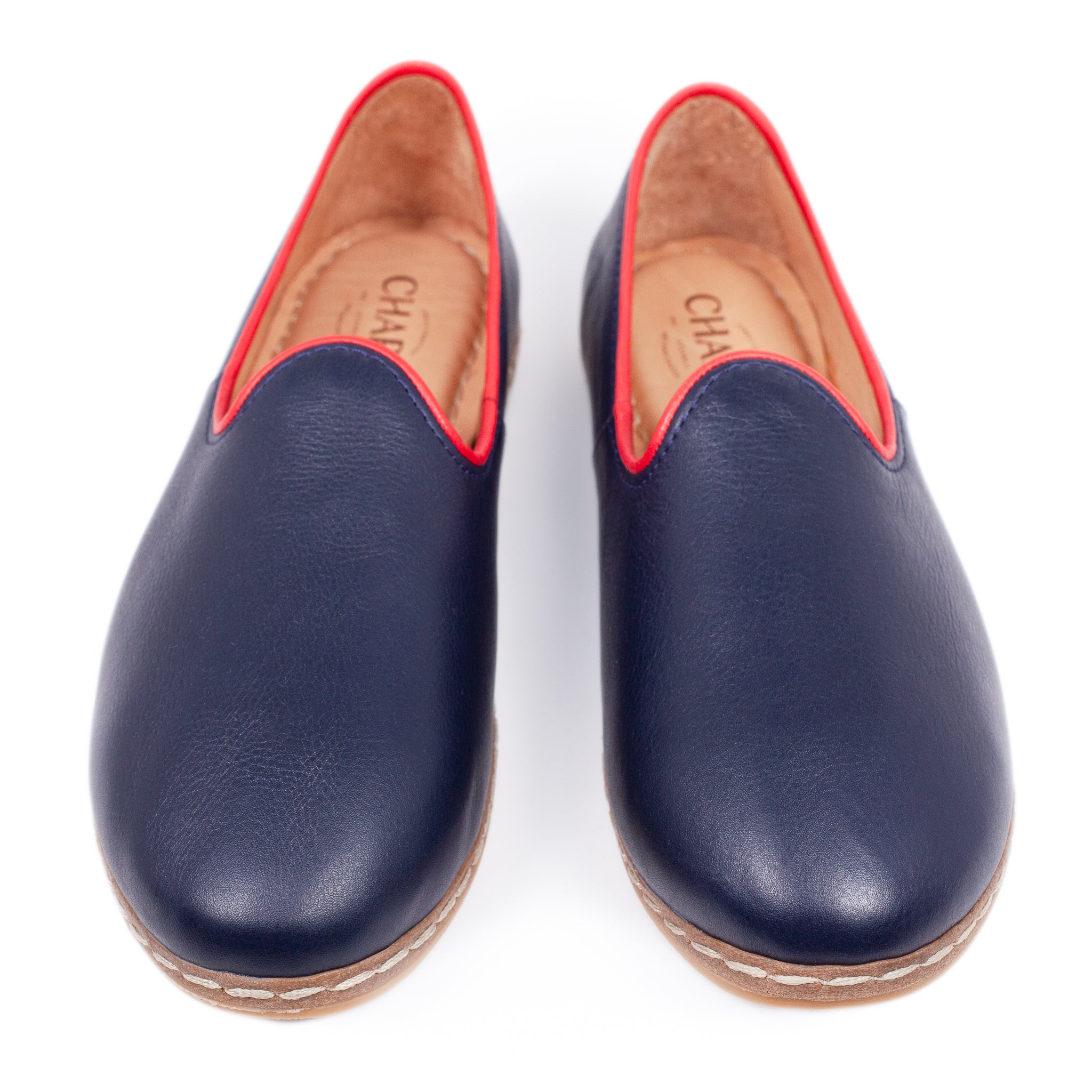 Dark Navy Slip On Shoes