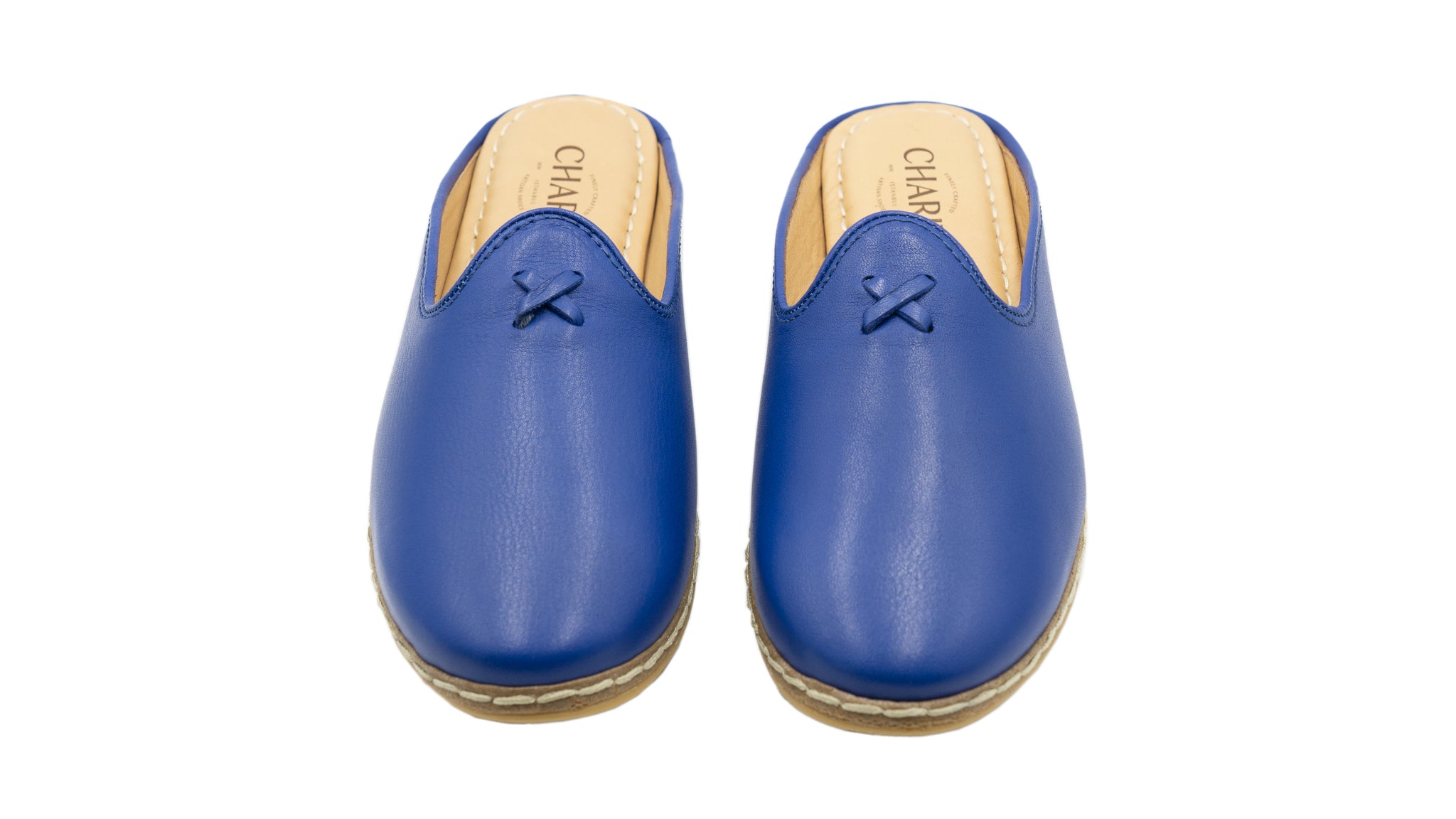 Cobalt Blue Mule Shoes