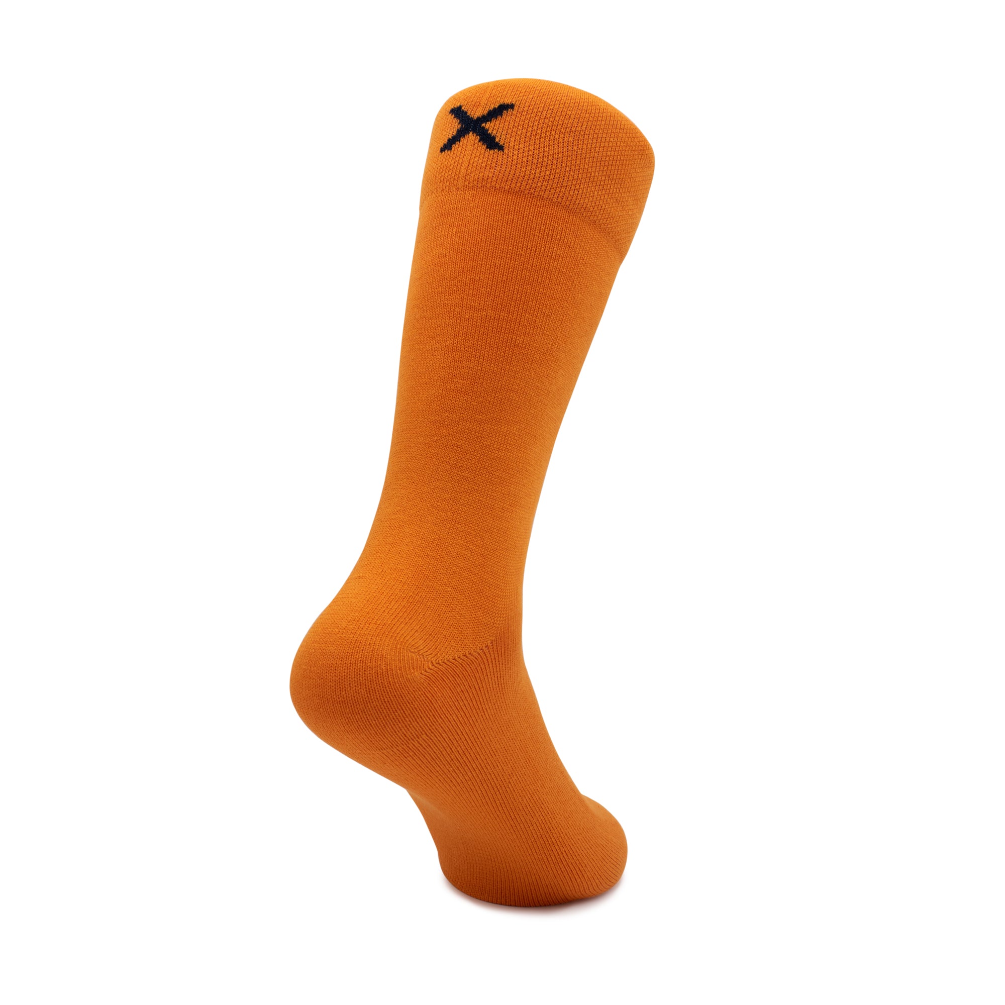 Orange Crew Socks