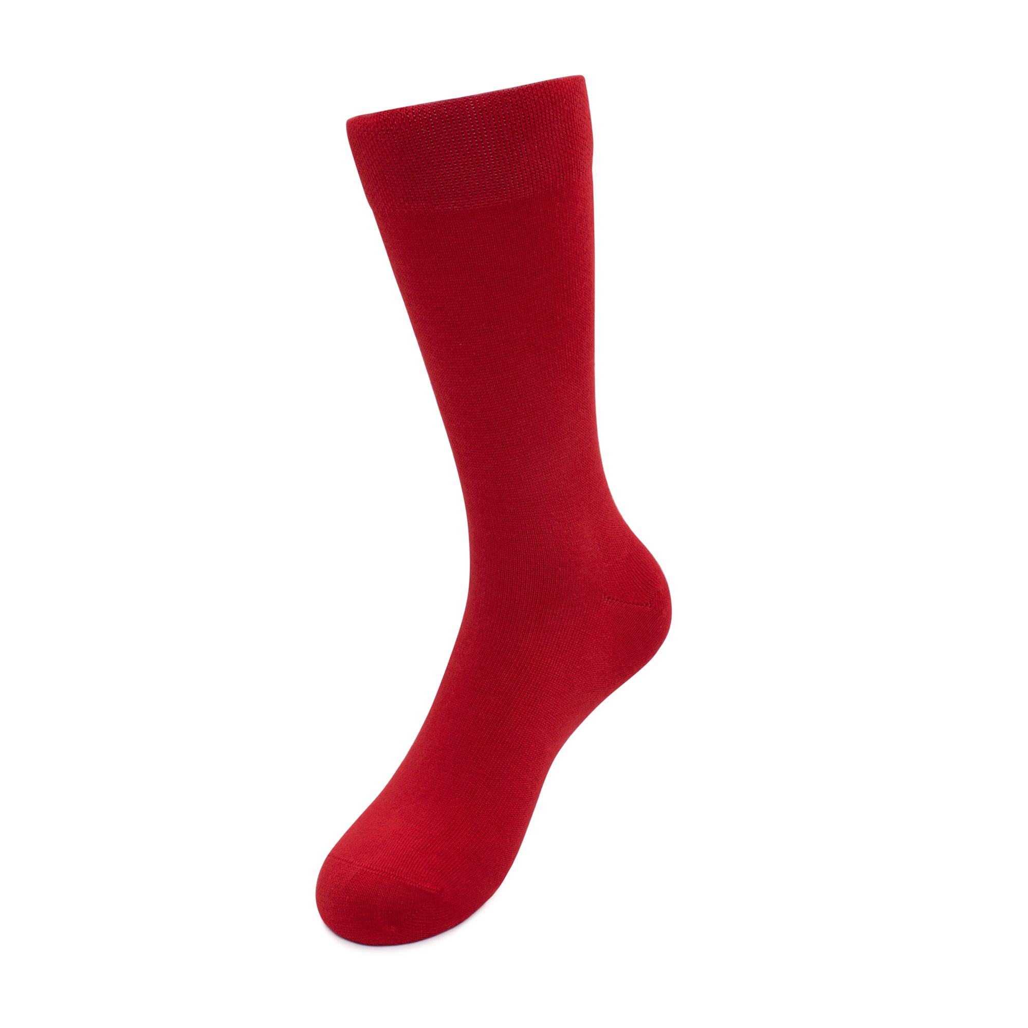 Red Crew Socks